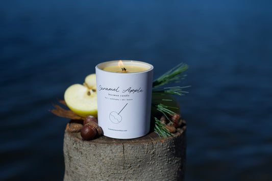 caramel apple | fall candle | 9 oz