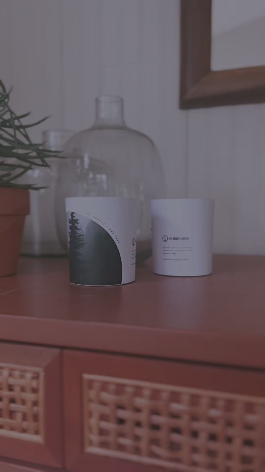 candles for a cause aesthetic candle and aesthetic candle video one tree planted partnered candle environmentally/eco friendly