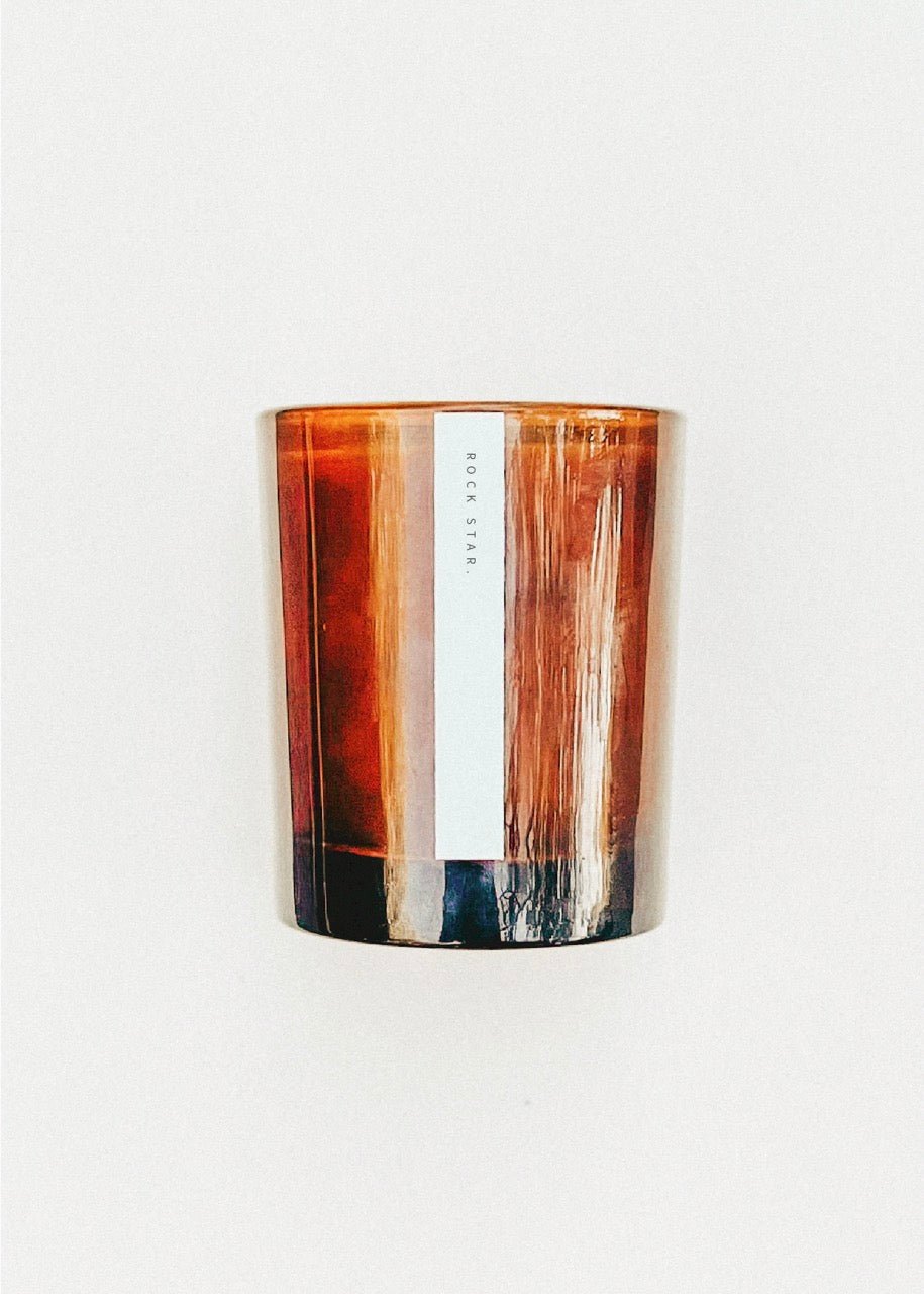rockstar giftable scented beeswax candle