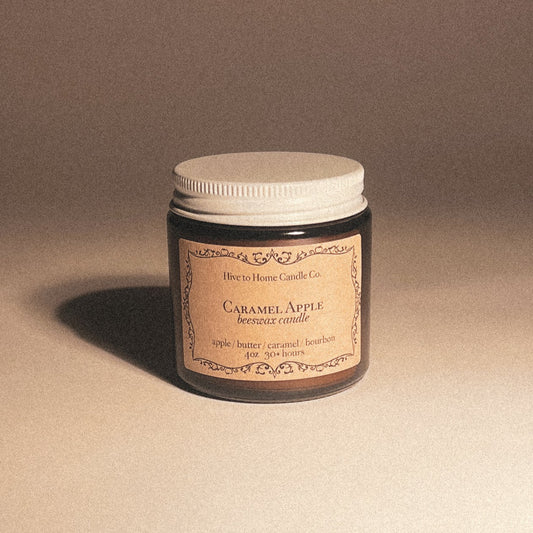 4 oz fall scented candle Caramel Apple 