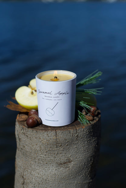 caramel apple / fall scented candle / perfect size